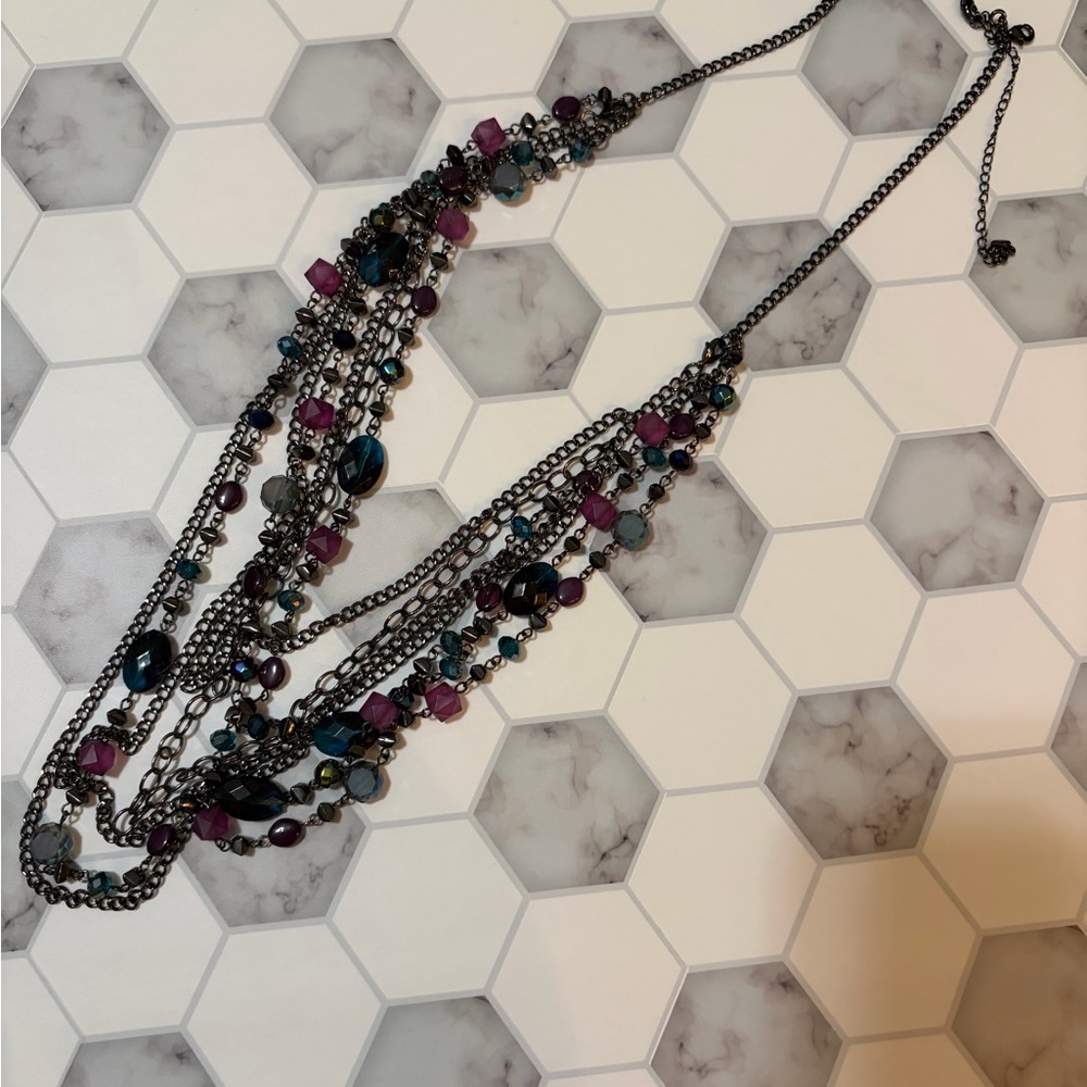 Elegant Multicolor Beaded Necklace